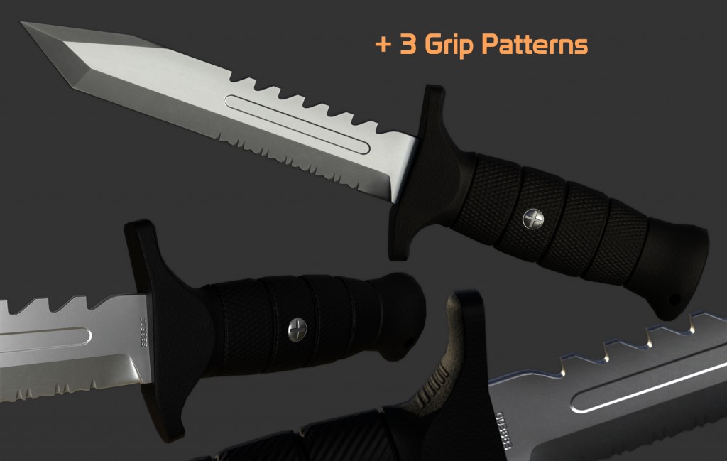 Combat Knife (Low Poly) preview image 1